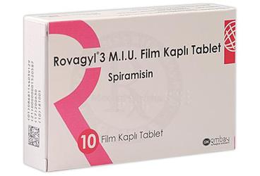 ROVAGYL 3 MIU 10 film kaplı tablet kutu görseli