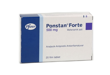 PONSTAN FORT 500 mg 20 tablet kutu görseli