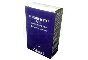 FLUORESCITE 10 mg 5 ml 1 ampül kutu görseli