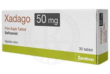 XADAGO 50 mg film kaplı tablet (30 tablet) kutu görseli