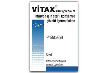 VITAX 100 mg/16.7 ml IV infüzyon için steril konsantre çözelti içeren 1 flakon { Dem } kutu görseli