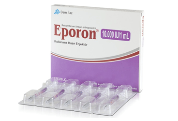 EPORON 10000 IU/1.0 ml kullanıma hazır 10 enjektör kutu görseli