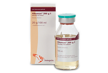 HUMAN ALBUMIN %20 100 ml infüzyon içeren solüsyon kutu görseli