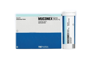 MUCONEX 900 mg 20 efervesan tablet kutu görseli