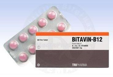 BITAVIN B12 60 film tablet kutu görseli