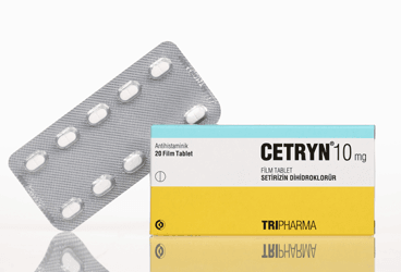 CETRYN 10 mg 10 film tablet kutu görseli