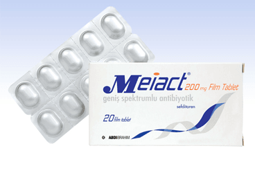 MEIACT 200 mg 20 film tablet { Tripharma } kutu görseli