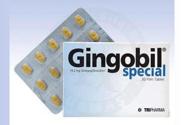 GINGOBIL SPECIAL 80 mg 30 film tablet kutu görseli
