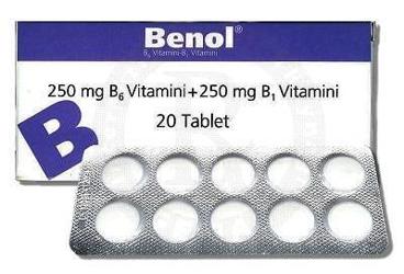 BENOL 20 tablet kutu görseli