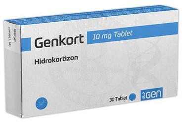 GENKORT 10 mg tablet (30 tablet) kutu görseli