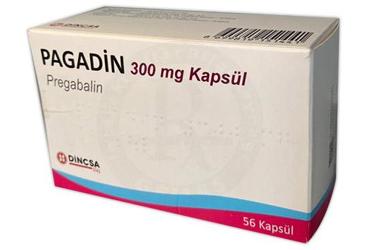 PAGADIN 300 mg 56 kapsül kutu görseli
