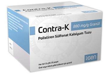 CONTRA-K 880 mg/G granül { Gen İlaç } kutu görseli