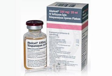 ABELCET 100 mg/20 ml IV inf. için sus. içeren 1 flakon kutu görseli