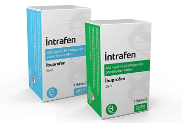 INTRAFEN 800 mg/ml 8 ml IV infüzyonluk çözelti içeren 1 flakon kutu görseli
