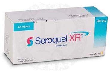 SEROQUEL XR 300 mg uzatılmış salınımlı 60 tablet kutu görseli