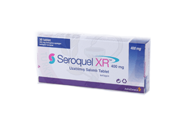 SEROQUEL XR 400 mg uzatılmış salınımlı 30 tablet kutu görseli