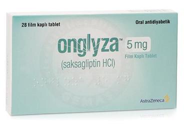 ONGLYZA 5 mg 28 film kaplı tablet { Astra Zeneca } kutu görseli