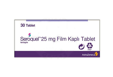 SEROQUEL 25 mg 30 film tablet kutu görseli