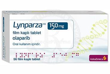 LYNPARZA 150 mg film kaplı tablet (56 tablet) kutu görseli