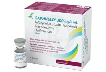 SAPHNELO 300 mg/2 ml infüzyonluk çözelti hazırlamak için konsantre (1 adet) kutu görseli