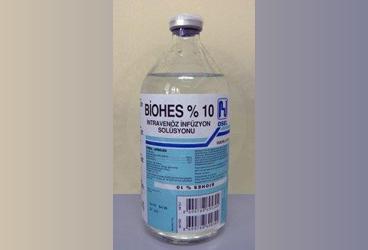 BIOHES %10 intravenoz 500 ml solüsyon setli şişe kutu görseli