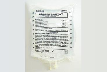 BIOFLEKS RINGER LAKTAT enjektabl sol.2000 ml setli kutu görseli