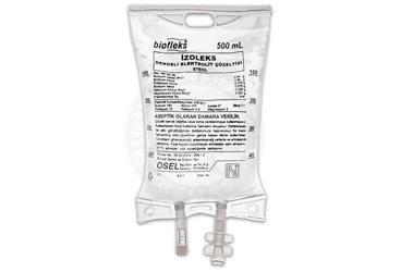 BIOFLEKS IZOLEKS DENGELI ELEKTROLIT sol (pvc torba) 500 ml setsiz kutu görseli