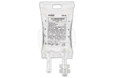 BIOFLEKS %5 DEKSTROZ sudaki sol (pvc torba) 100 ml setli kutu görseli