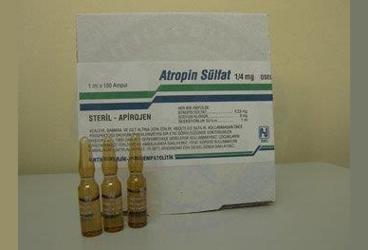 ATROPIN SULFAT 1/4 mg BIOSEL 1mlx100 ampül kutu görseli