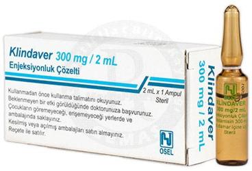 KLINDAVER 300 mg 1 ampül kutu görseli