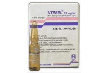 UTESEL 0.2 mg 1 ml 3 ampül kutu görseli