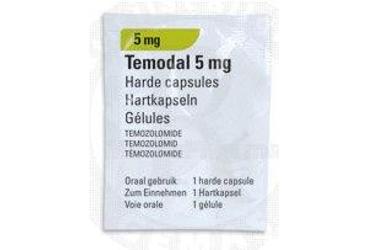 TEMODAL 5 mg 5 kapsül {Schering-plough} kutu görseli
