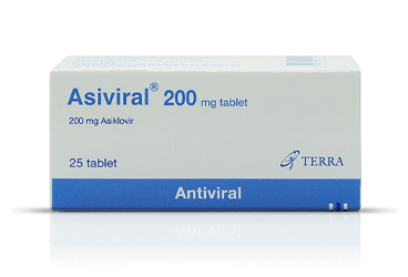 ASIVIRAL 200 mg 25 tablet kutu görseli