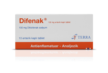 DIFENAK 100 mg 10 tablet kutu görseli