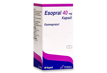 ESOPRAL 40 mg enterik kaplı 14 tablet kutu görseli