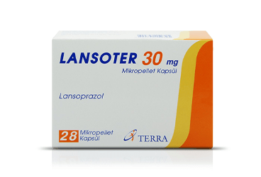 LANSOTER 30 mg 14 mikropellet kapsül kutu görseli