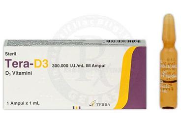 VITADE-3 300000 IU/ml IM/ORAL ampül (1 adet) kutu görseli