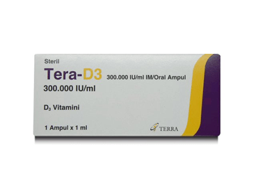 TERA-D3 300000 IU/ml IM/ORAL ampül (1 adet) kutu görseli