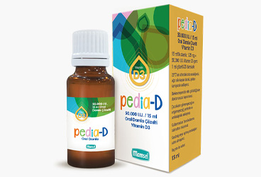 PEDIA-D 50000 IU/15 ml oral damla kutu görseli