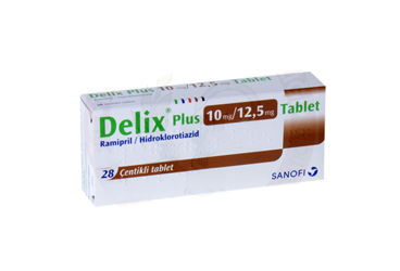 DELIX PLUS 10 mg/12.5 mg 28 tablet kutu görseli