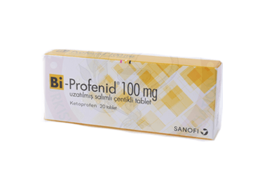 BI-PROFENID 100 mg uzatılmış salımlı çentikli 20 tablet kutu görseli