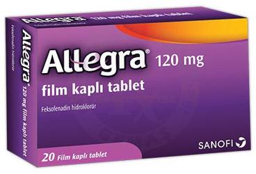 TELFAST 120 mg 20 film tablet kutu görseli