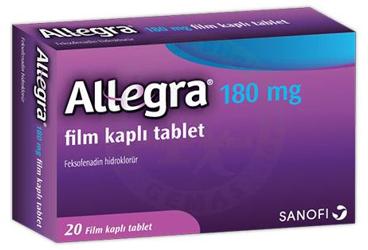 TELFAST 180 mg 20 film tablet kutu görseli