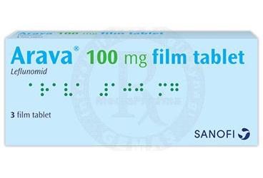 ARAVA 100 mg 3 film tablet kutu görseli