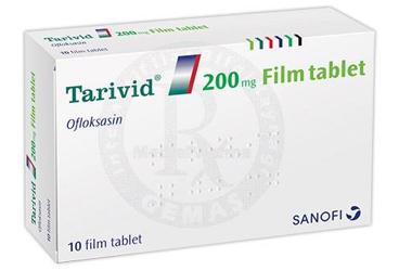 TARIVID 200 mg 10 tablet kutu görseli