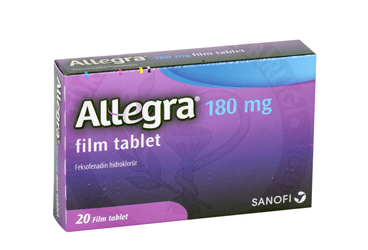 ALLEGRA 180 mg 20 film tablet kutu görseli