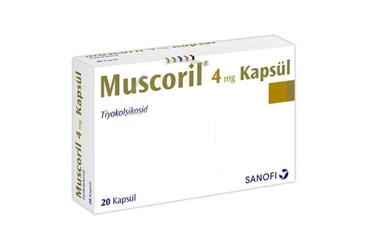 MUSCORIL 4 mg 20 kapsül {Sanofi} kutu görseli