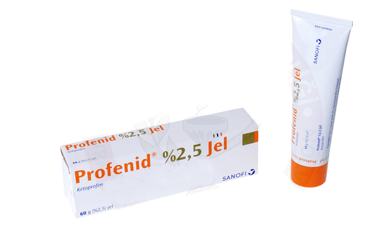 PROFENID %2.5 mg 60 gr jel {Sanofi} kutu görseli