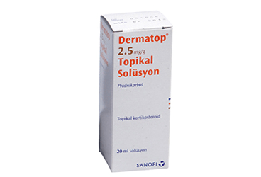 DERMATOP 20 ml topikal solüsyon kutu görseli