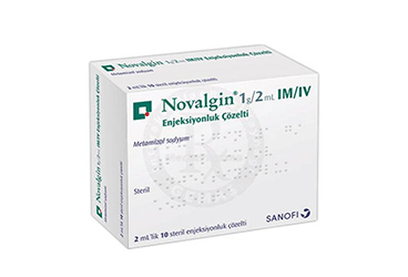 NOVALGIN 2 ml 10 ampül kutu görseli